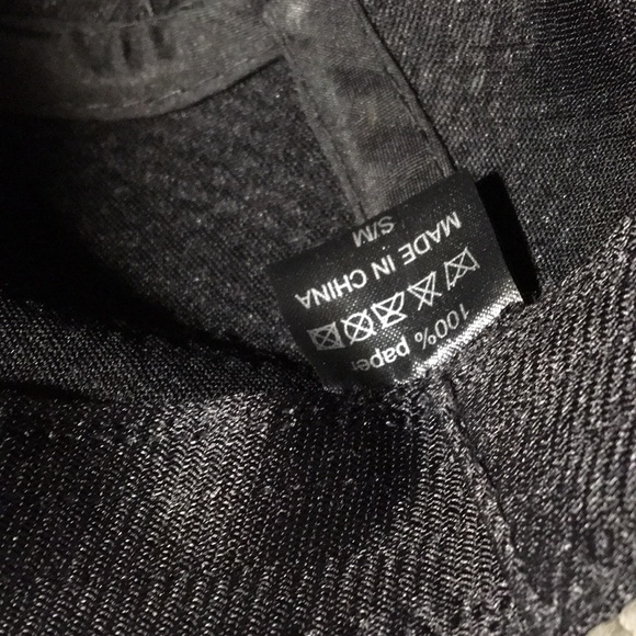 Gray 💯% paper Trilby hat short rolled brim cap S/M size - Picture 7 of 11